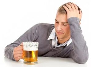 a man drinking beer how to quit